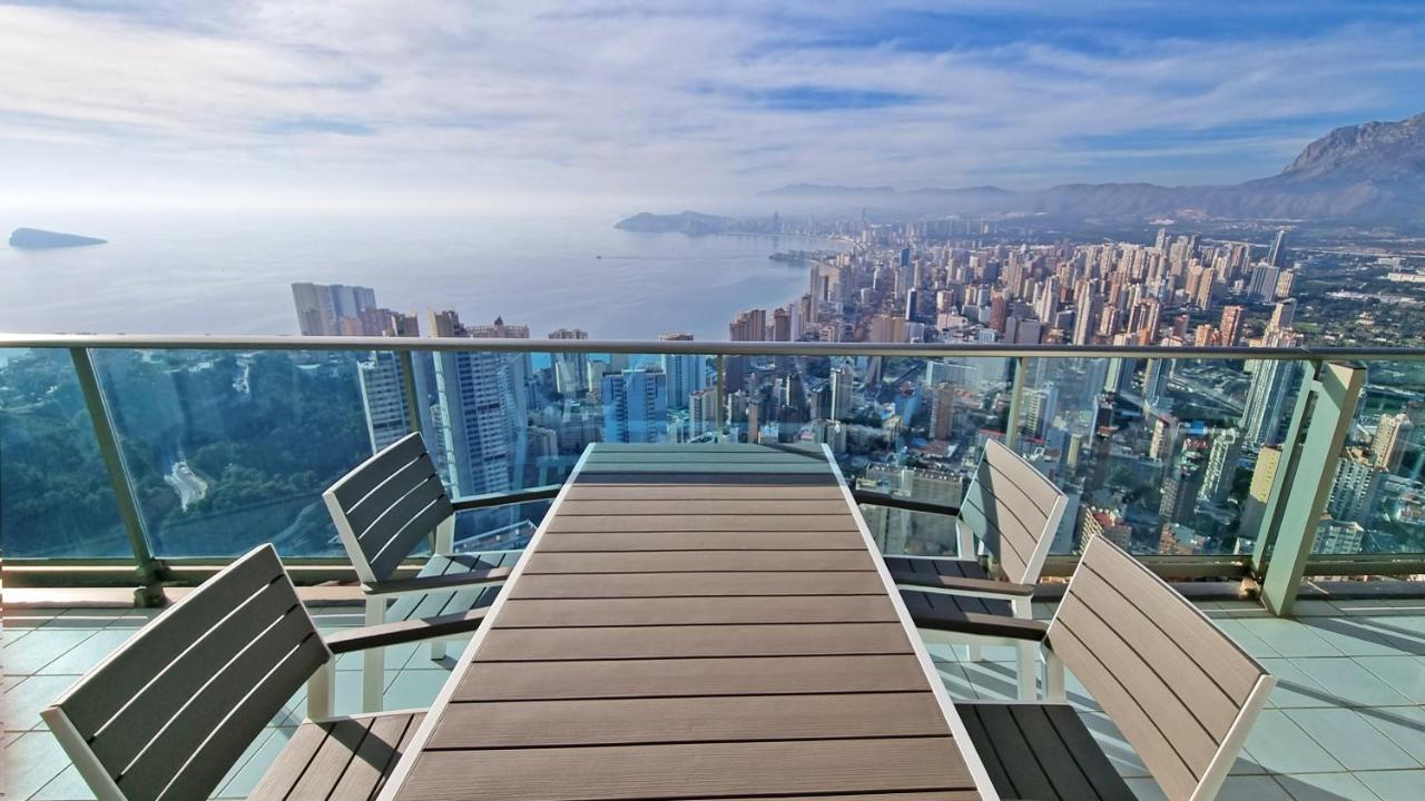 Апартаменты Skyline 41 Gran Lujo, Terraza Grande Y Vistas Al Mar - Planta 41 Бенидорм Экстерьер фото
