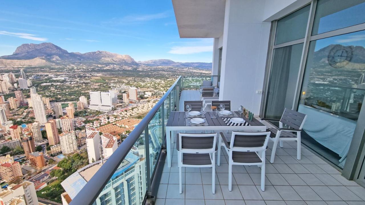 Апартаменты Skyline 41 Gran Lujo, Terraza Grande Y Vistas Al Mar - Planta 41 Бенидорм Экстерьер фото
