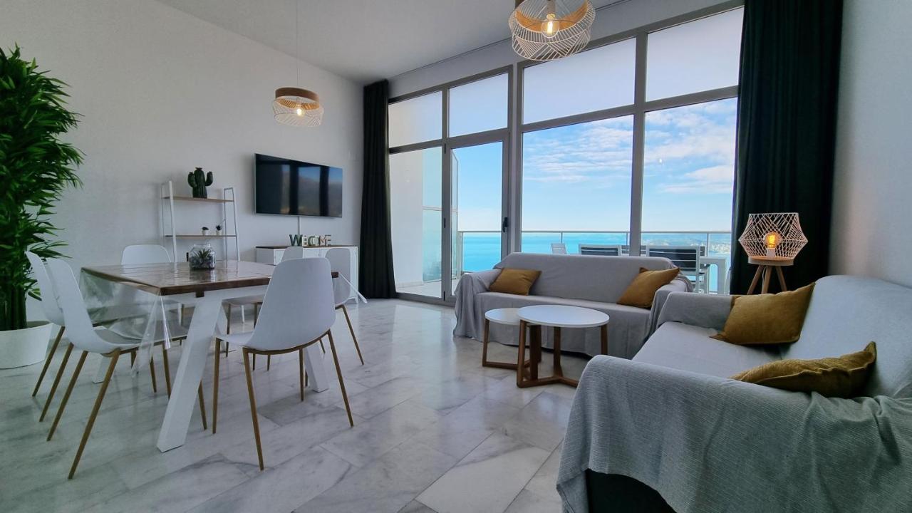 Апартаменты Skyline 41 Gran Lujo, Terraza Grande Y Vistas Al Mar - Planta 41 Бенидорм Экстерьер фото