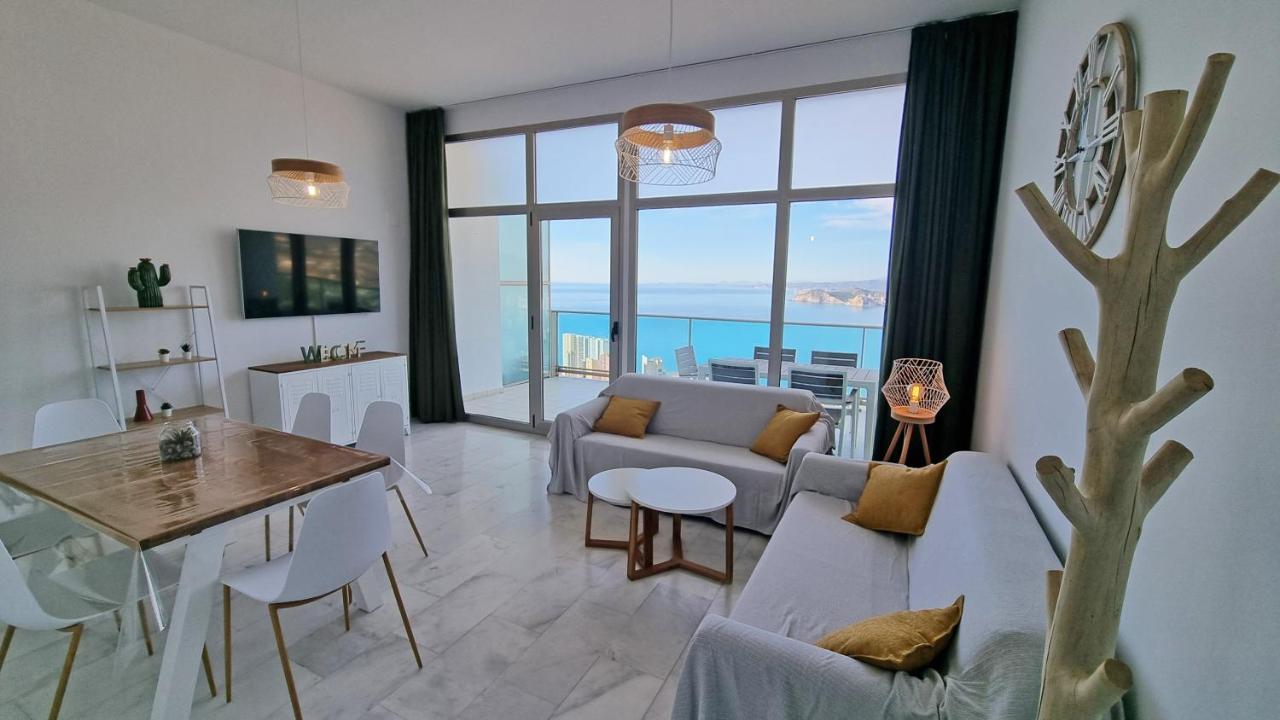 Апартаменты Skyline 41 Gran Lujo, Terraza Grande Y Vistas Al Mar - Planta 41 Бенидорм Экстерьер фото