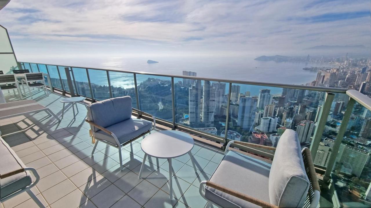 Апартаменты Skyline 41 Gran Lujo, Terraza Grande Y Vistas Al Mar - Planta 41 Бенидорм Экстерьер фото