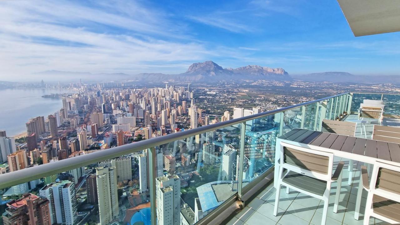 Апартаменты Skyline 41 Gran Lujo, Terraza Grande Y Vistas Al Mar - Planta 41 Бенидорм Экстерьер фото